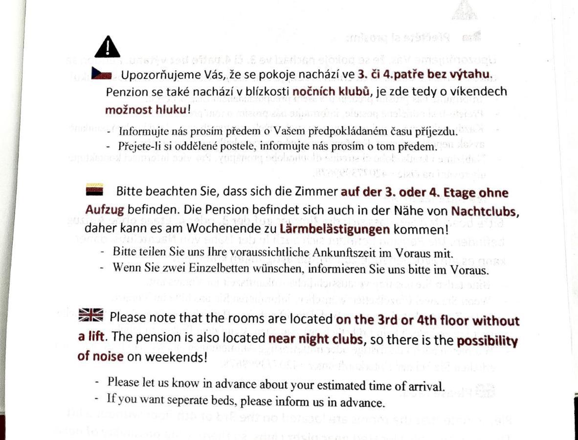 Pension Majovka 헤프 객실 사진